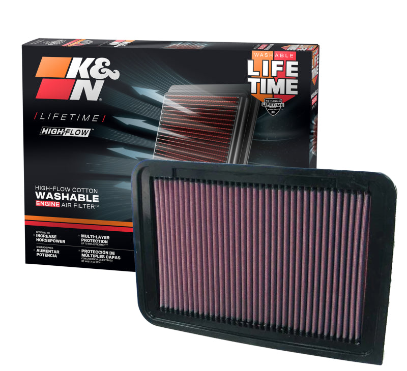 K&N Engineering 33-2370 - KNN33-2370 - K&N 07-10 Toyota Camry Drop In Air Filter - Shipped in Europe - Tuningsupply.com