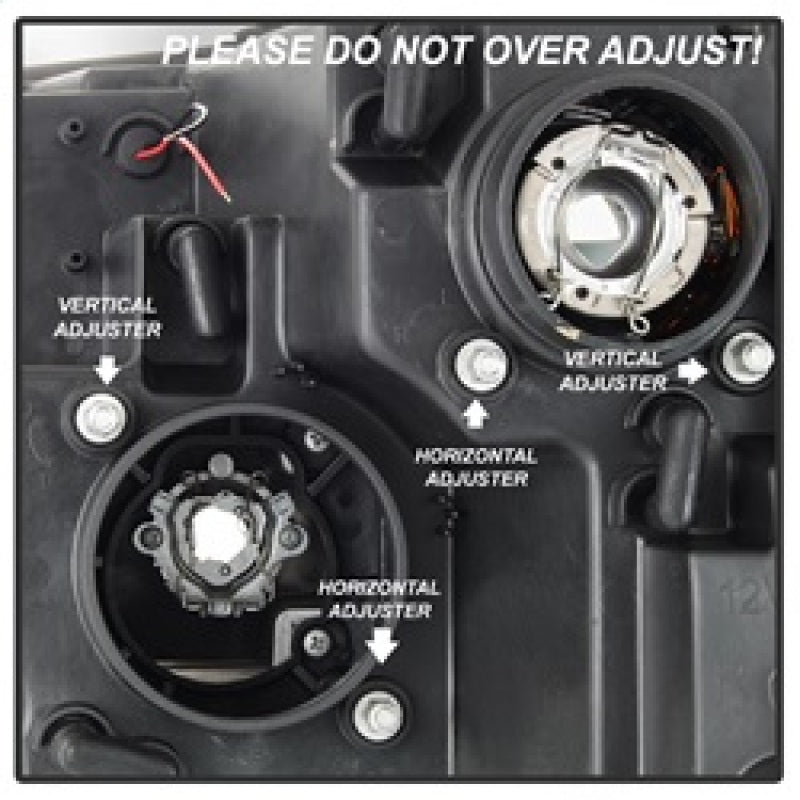 SPYDER 5084811 - SPY5084811 - Spyder 09-16 Dodge Ram 1500 Version 2 Headlights Light Bar DRL Black PRO-YD-DR09V2-LBDRL-BK - Shipped in Europe - Tuningsupply.com