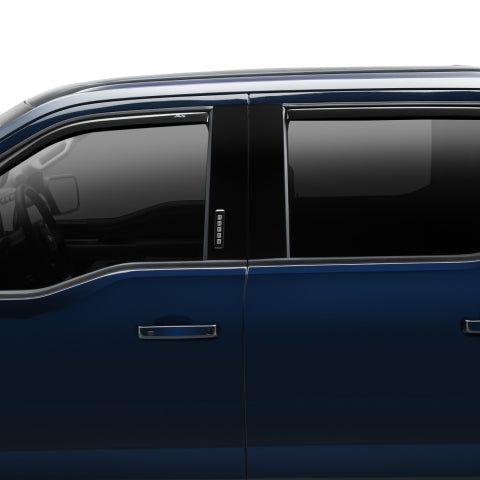 AVS 194975 - AVS194975 - AVS 15-18 Ford F-150 Supercrew Ventvisor In-Channel Front & Rear Window Deflectors 4pc - Smoke - Shipped in Europe - Tuningsupply.com