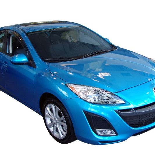 AVS 94257 - AVS94257 - AVS 10-13 Mazda 3 Ventvisor Outside Mount Window Deflectors 4pc - Smoke - Shipped in Europe - Tuningsupply.com