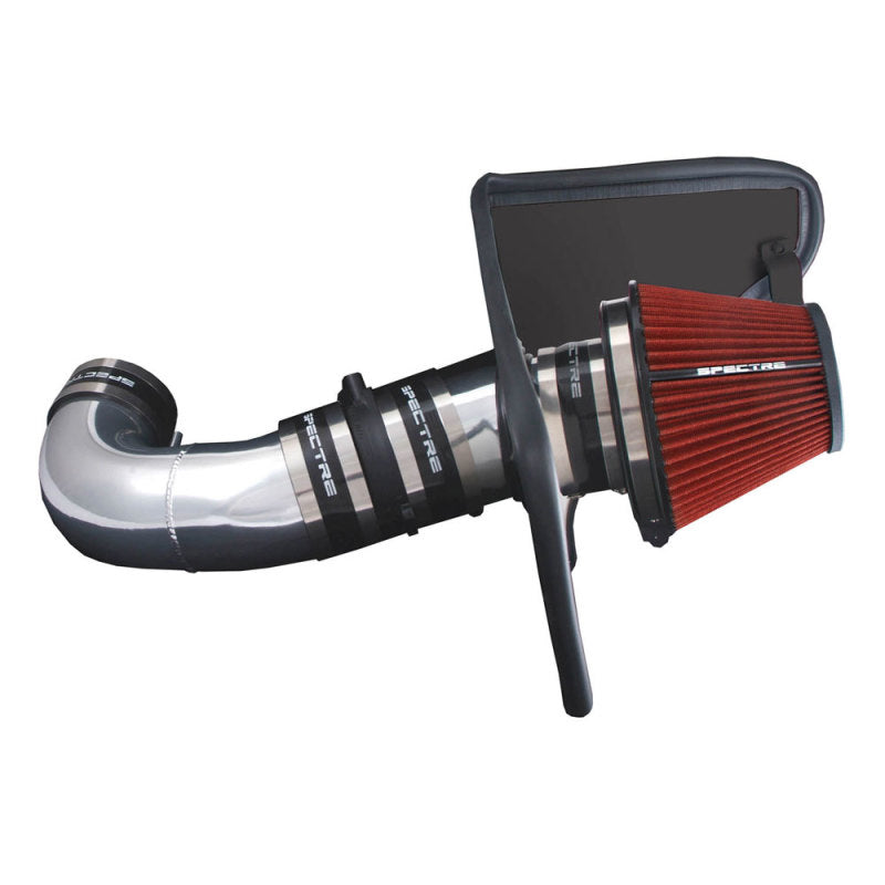 Spectre 9907 - SPE9907 - Spectre 08-09 Pontiac G8 V8-6.0L F/I Air Intake Kit - Clear Anodized w/Red Filter - Shipped in Europe - Tuningsupply.com