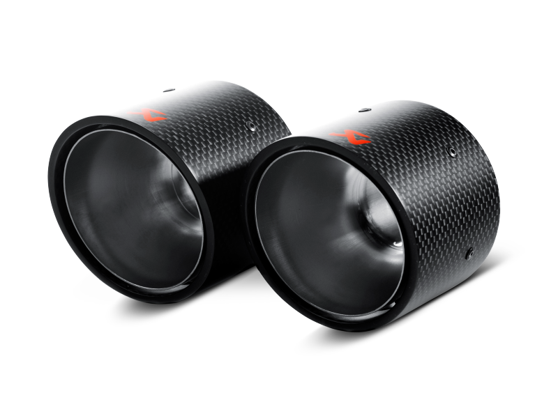 Akrapovic TP-MINR56/57-CA - AKRTP-MINR56/57-CA - Akrapovic 07-14 MINI Cooper S (R56) / Cooper S Cabrio (R57) Tail Pipe Set (Carbon) - Shipped in Europe - Tuningsupply.com