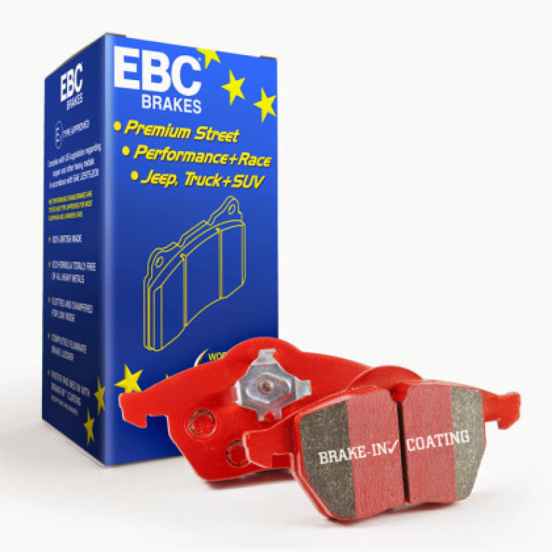 EBC DP32207C - EBCDP32207C - EBC 13-15 Porsche 911 (991) GT3 3.8L (w/Cast Iron Rotor) Redstuff Rear Brake Pads - Shipped in Europe - Tuningsupply.com