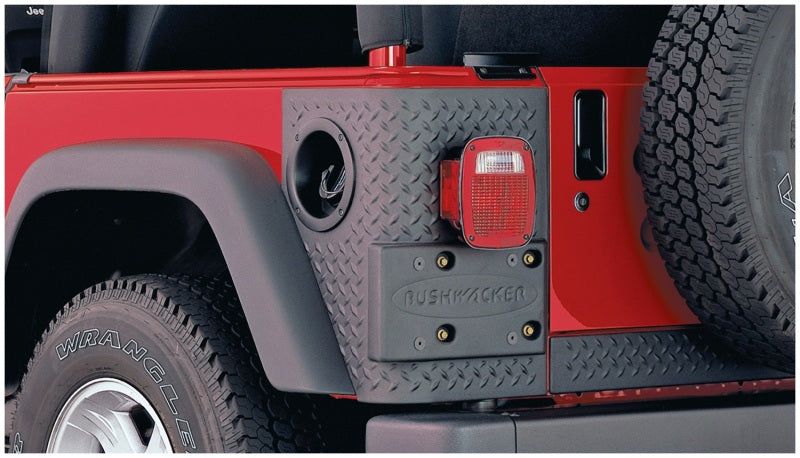 Bushwacker 14004 - BUS14004 - Bushwacker 97-06 Jeep Wrangler Trail Armor Rear Corners - Black - Shipped in Europe - Tuningsupply.com