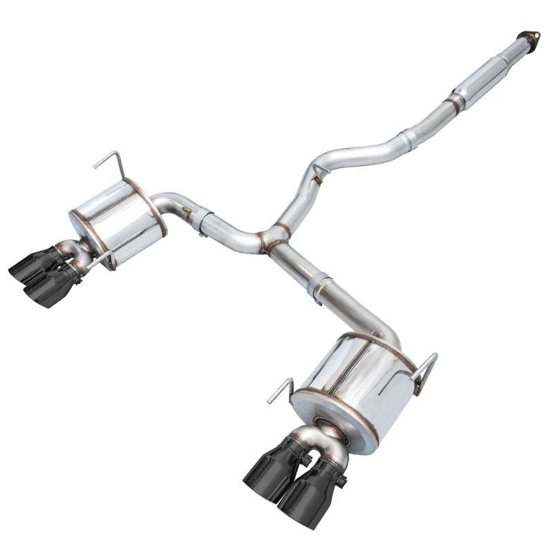 AWE Tuning 3015-43108 - AWE3015-43108 - AWE Tuning Subaru STI VA / WRX GV / STI GV Sedan Touring Edition Exhaust - Diamond Black Tip (102mm) - Shipped in Europe - Tuningsupply.com