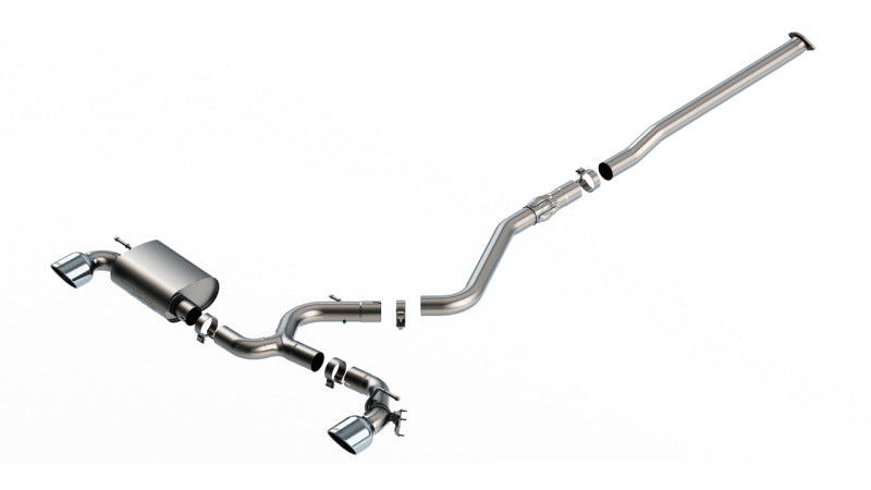 Borla 140926 - BOR140926 - Borla 22-23 Hyundai Kona N 2.0L 4 CYL. Turbo AT/MT ATAK Catback Exhaust Bright Chrome - Shipped in Europe - Tuningsupply.com