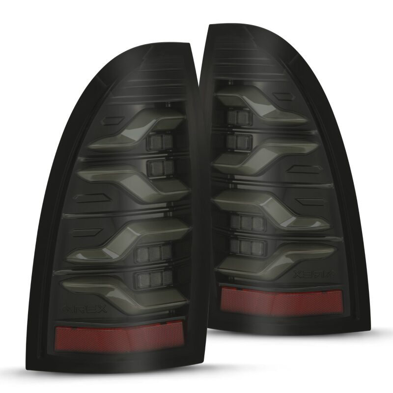 AlphaRex 680050 - ARX680050 - AlphaRex 05-15 Toyota Tacoma LUXX LED Taillights Alpha Blk w/Activ Light/Seq Signal - Shipped in Europe - Tuningsupply.com