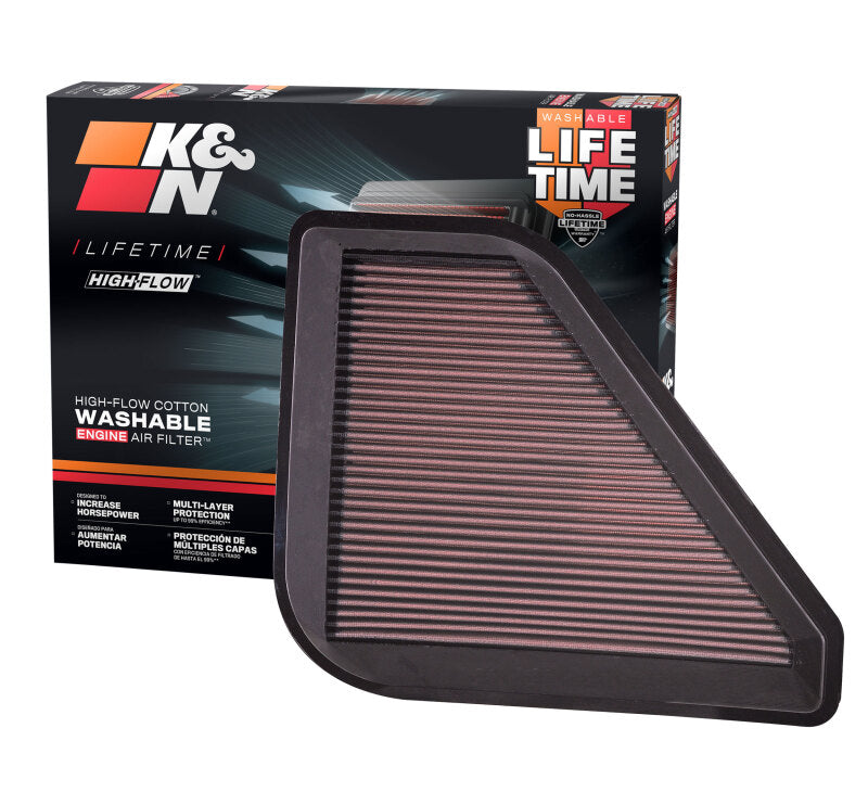 K&N Engineering 33-2394 - KNN33-2394 - K&N Saturn Outlook / GMC Acadia 3.6L Drop In Air Filter - Shipped in Europe - Tuningsupply.com