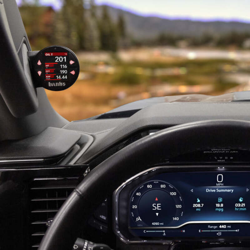 Banks Power 63369 - GBE63369 - Banks Power 2022+ Chevrolet 1500 / 2024+ Chevrolet 2500/3500 iDash Stealth Pod Mount - Single Gauge - Shipped in Europe - Tuningsupply.com