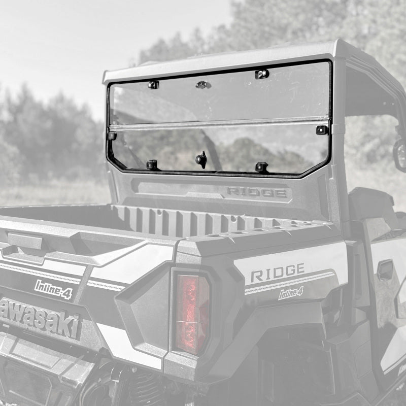 Seizmik 50-55319KIT - SZM50-55319KIT - Seizmik 24+ Kawasaki Ridge Rach Rear Folding Windshield- UV - Shipped in Europe - Tuningsupply.com