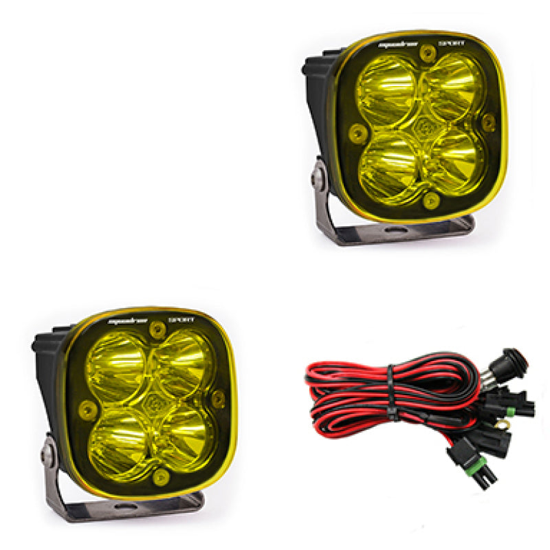Baja Designs 557816 - BAJ557816 - Baja Designs Squadron Sport Work/Scene Pair LED Light Pods - Amber - Shipped in Europe - Tuningsupply.com