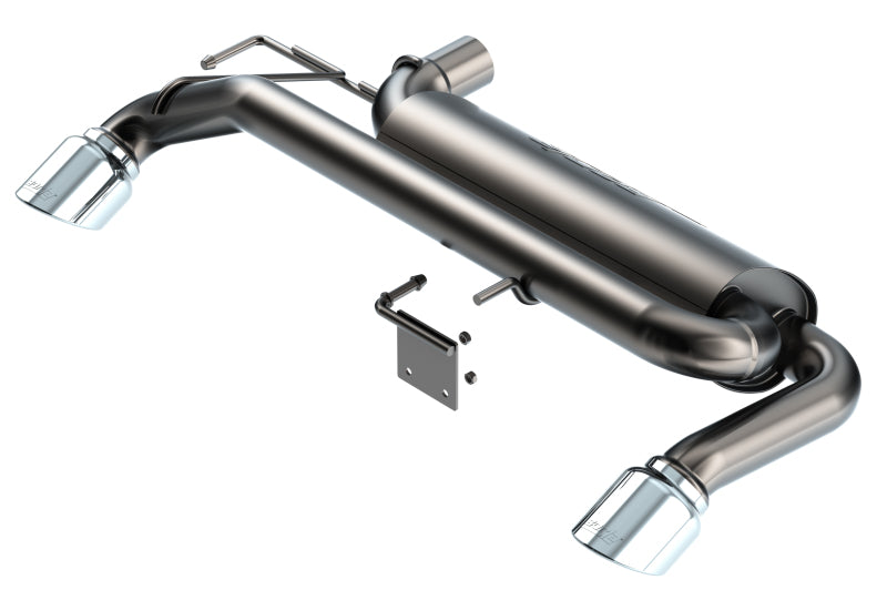 Borla 11973 - BOR11973 - Borla 21-22 Ford Bronco 2.3L 4WD Touring Axle Back Exhaust w/ Bright Chrome Tips - Shipped in Europe - Tuningsupply.com
