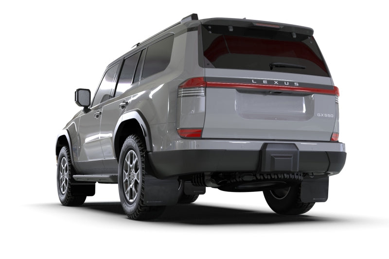 Rally Armor MF162-UR-BLK-MBK - RALMF162-UR-BLK-MBK - Rally Armor 24-26 Lexus GX 550 Luxury Black UR Mud Flap - Metallic Black Logo - Shipped in Europe - Tuningsupply.com