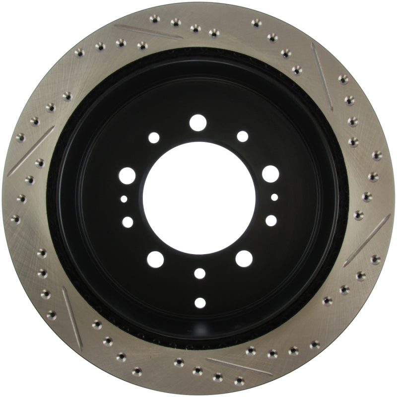 Stoptech 127.44157R - STO127.44157R - StopTech Slotted & Drilled Sport Brake Rotor - Shipped in Europe - Tuningsupply.com