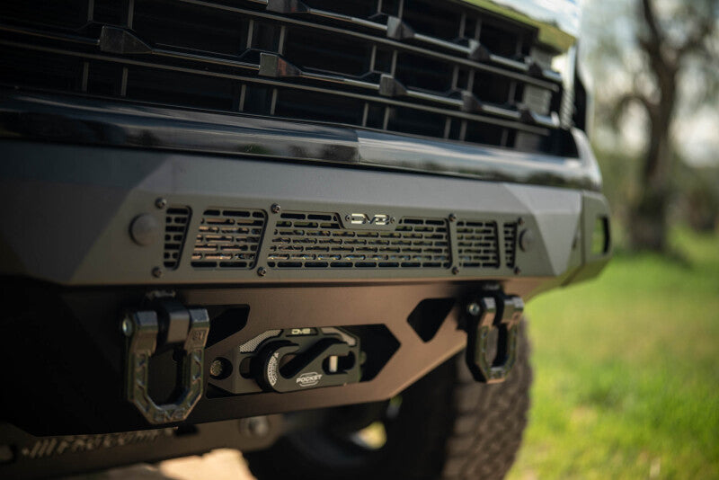 DV8 Offroad FBCS1-08 - DVEFBCS1-08 - DV8 Offroad 2022+ Chevrolet Silverado 1500 Offroad Spec Series Front Bumper w/ Winch - Shipped in Europe - Tuningsupply.com