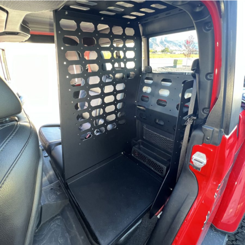 Rock Slide Engineering - RSEAC-RR-100-JT4 - Rock Slide Engineering 20-23 Jeep JT Gladiator Rear Seat Cargo Rack - Shipped in Europe - Tuningsupply.com