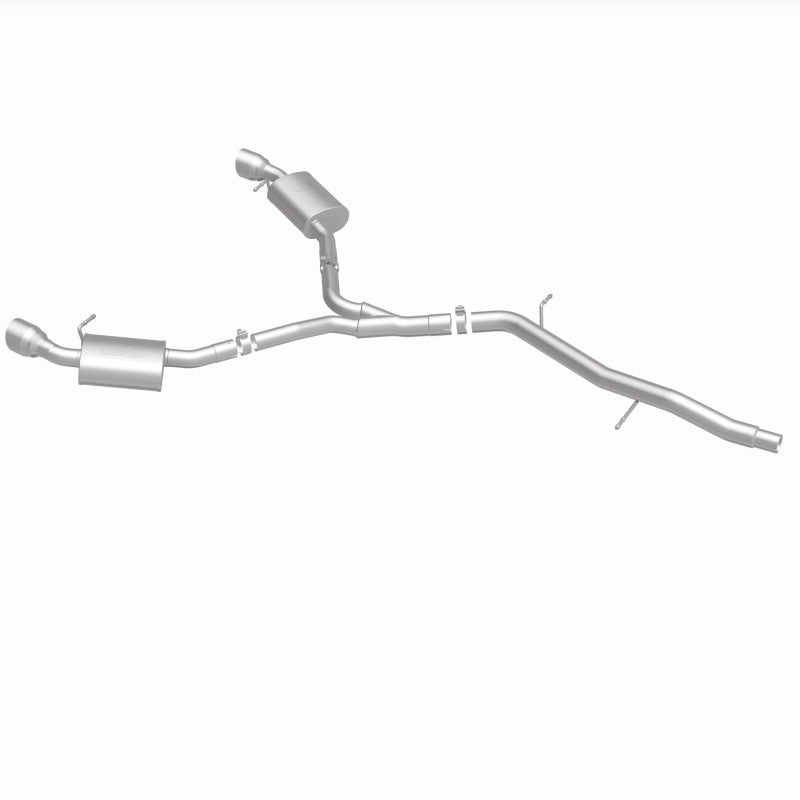 Magnaflow 19390 - MAG19390 - MagnaFlow 18-19 Audi A5 Dual Exit Polished Stainless CatBack Exhaust - 3in Main Piping Diameter - Shipped in Europe - Tuningsupply.com