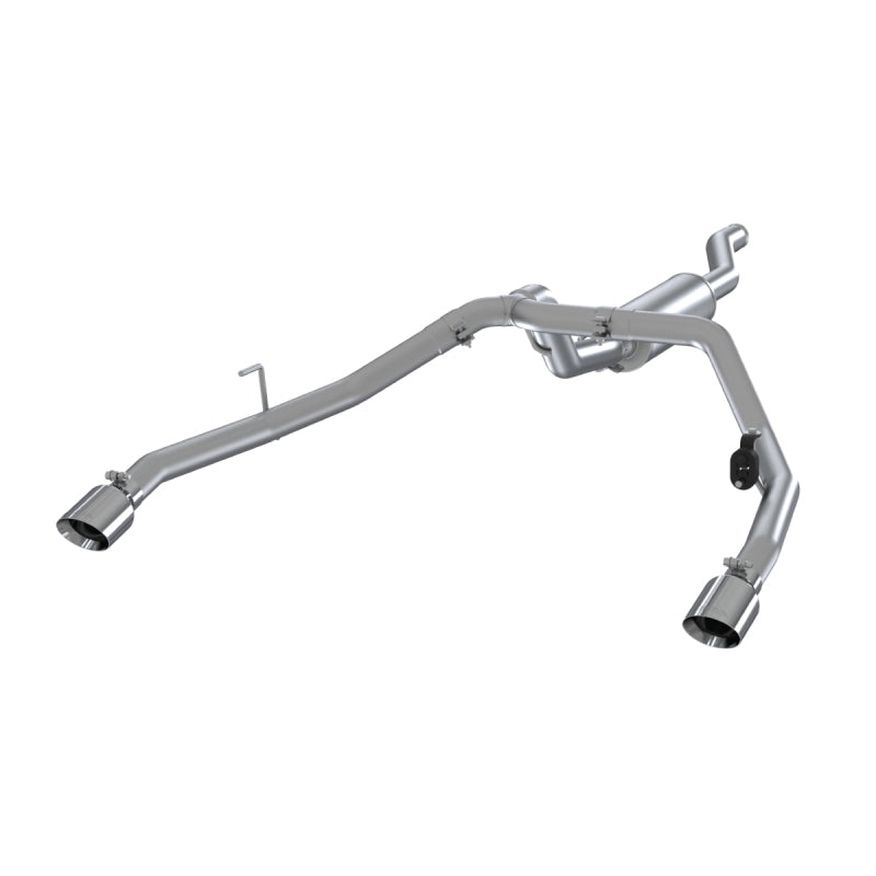 MBRP PS5538AL - MBRPS5538AL - MBRP 2020 Jeep Gladiator 3.6L 2.5in Dual Rear Exit Cat Back Exhaust Aluminized - Shipped in Europe - Tuningsupply.com