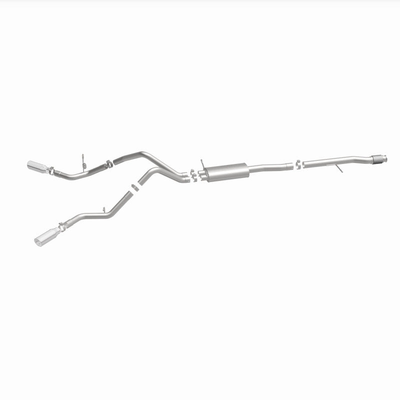 Magnaflow 15269 - MAG15269 - Magnaflow 14 Chev Silverado V8 5.3L CC/EC Cab Dual Split Behind Rear Tires Exit SS Cat Back Perf Exh - Shipped in Europe - Tuningsupply.com