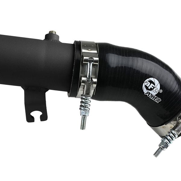 aFe 46-20378-B - AFE46-20378-B - aFe BladeRunner 2.5in Aluminum Hot Side Charge Pipe 15-20 Subaru WRX 2.0T - Black - Shipped in Europe - Tuningsupply.com