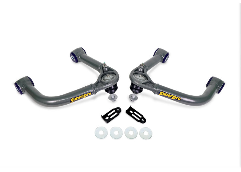 Superpro TRC6740E - SPRTRC6740E - SuperPro 2022-2026 Toyota Tundra Fixed Offset Upper Control Arm Set - Shipped in Europe - Tuningsupply.com