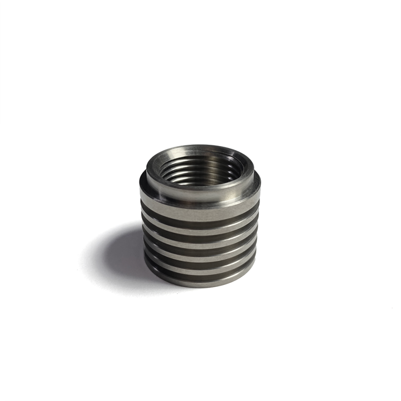 Ticon 104-00100-9000 - TIC104-00100-9000 - Ticon Industries Titanium O2 Sensor Bung w/ Built In Heat Sink (M18x1.5) - Shipped in Europe - Tuningsupply.com