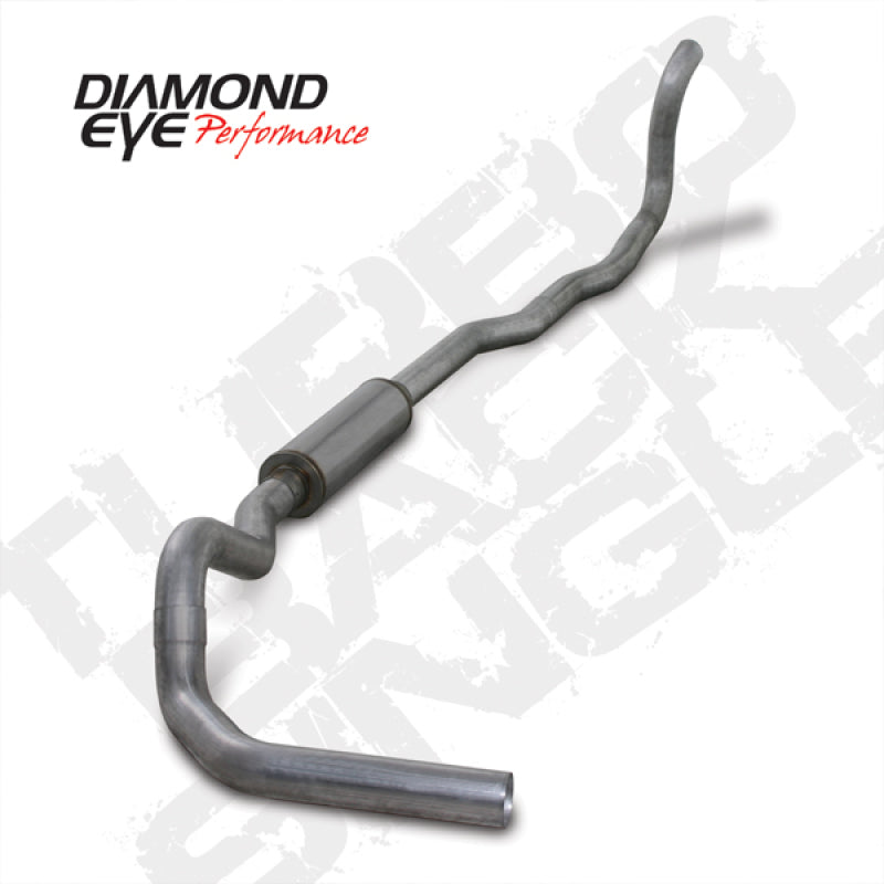 Diamond Eye Performance - DEPK4211A - Diamond Eye KIT 4in Turbo Back SGL AL: 4-WHEEL DRIVE ONLY 89-93 DODGE CUMMINS 5.9L - Shipped in Europe - Tuningsupply.com