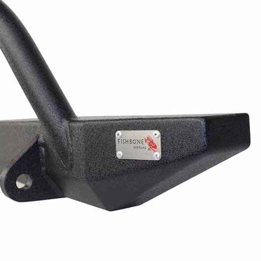 Fishbone Offroad FB22048 - FBOFB22048 - Fishbone Offroad 97-06 Jeep Wrangler TJ Rubicon Front Bumper W/Winch Guard - Blk Textured Powdercoat - Shipped in Europe - Tuningsupply.com