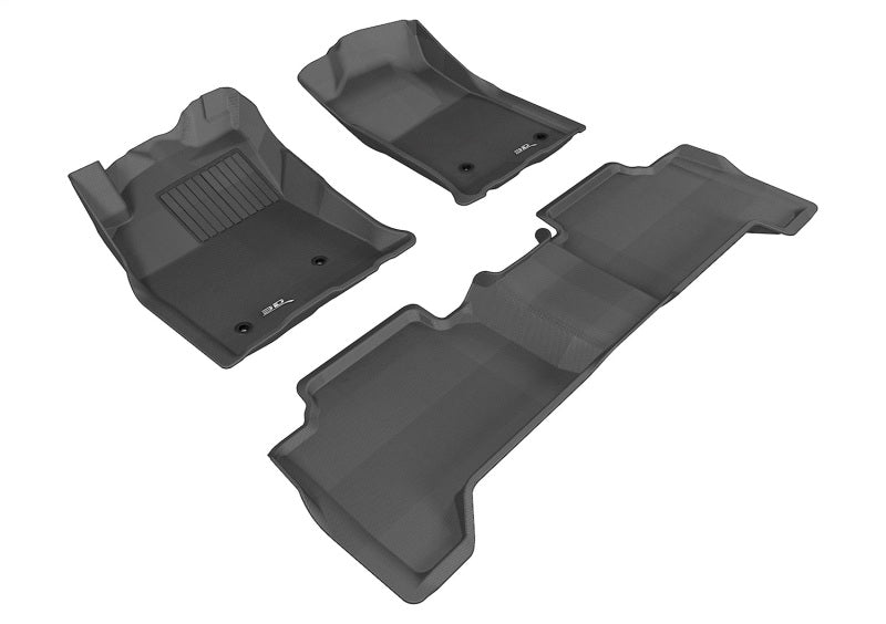3D MAXpider L1TY05701509 - ACEL1TY05701509 - 3D MAXpider 05-11 Toyota Tacoma Double Cab Kagu Black Full Set - Shipped in Europe - Tuningsupply.com
