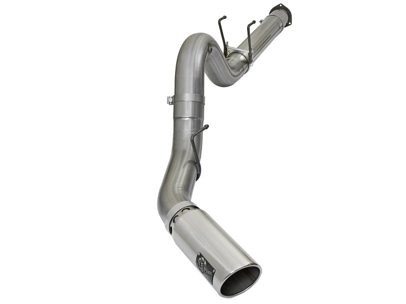 aFe 49-43090-P - AFE49-43090-P - aFe LARGE BORE HD 5in 409-SS DPF-Back Exhaust w/Polished Tip 2017 Ford Diesel Trucks V8 6.7L (td) - Shipped in Europe - Tuningsupply.com