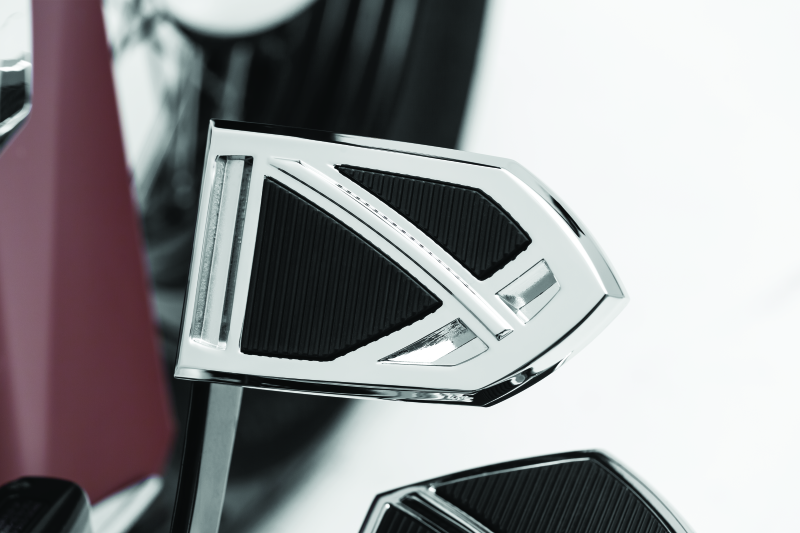 Kuryakyn 5754 - KUR5754 - Kuryakyn Phantom Brake Pedal Pad For 18-Up FL Softails Chrome - Shipped in Europe - Tuningsupply.com