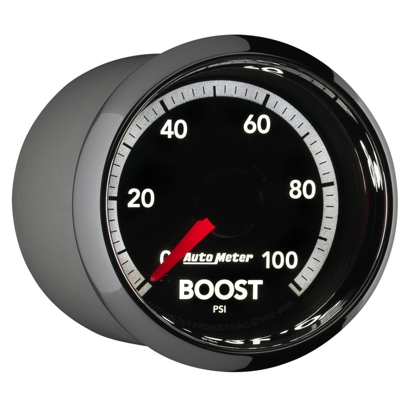 AutoMeter 8509 - ATM8509 - Autometer Gen4 Dodge Factory Match 52.4mm Mechanical 0-100 PSI Boost Gauge - Shipped in Europe - Tuningsupply.com