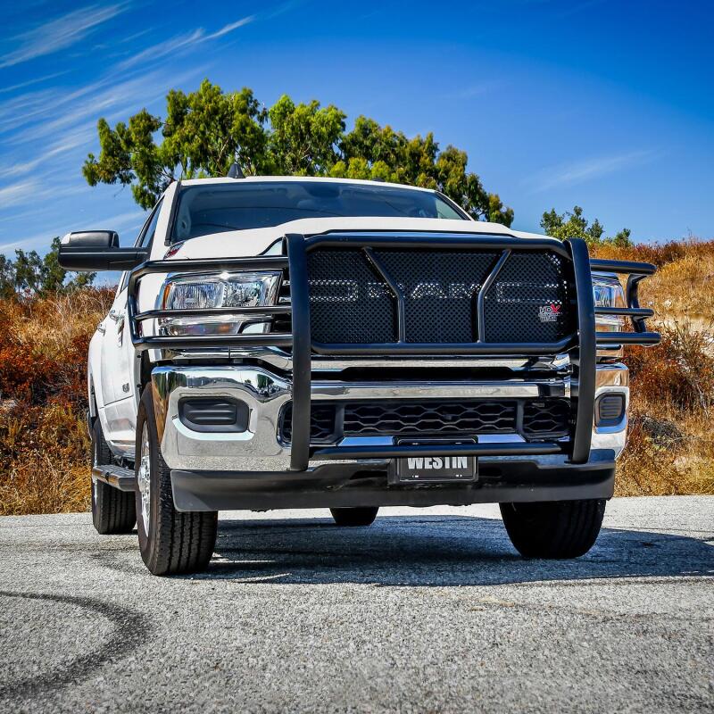 Westin 57-24025 - WES57-24025 - Westin 19-22 Dodge Ram 2500/3500 HDX Modular Grille Guard - Black - Shipped in Europe - Tuningsupply.com