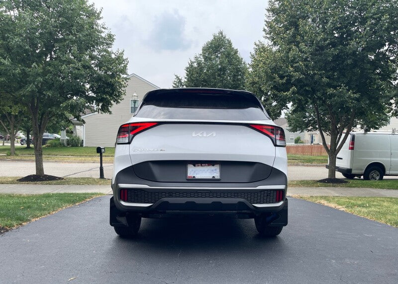 Rally Armor MF81-UR-BLK-DGRY - RALMF81-UR-BLK-DGRY - Rally Armor 23-25 Kia Sportage Black UR Mud Flap w/ Dark Grey Logo - Shipped in Europe - Tuningsupply.com