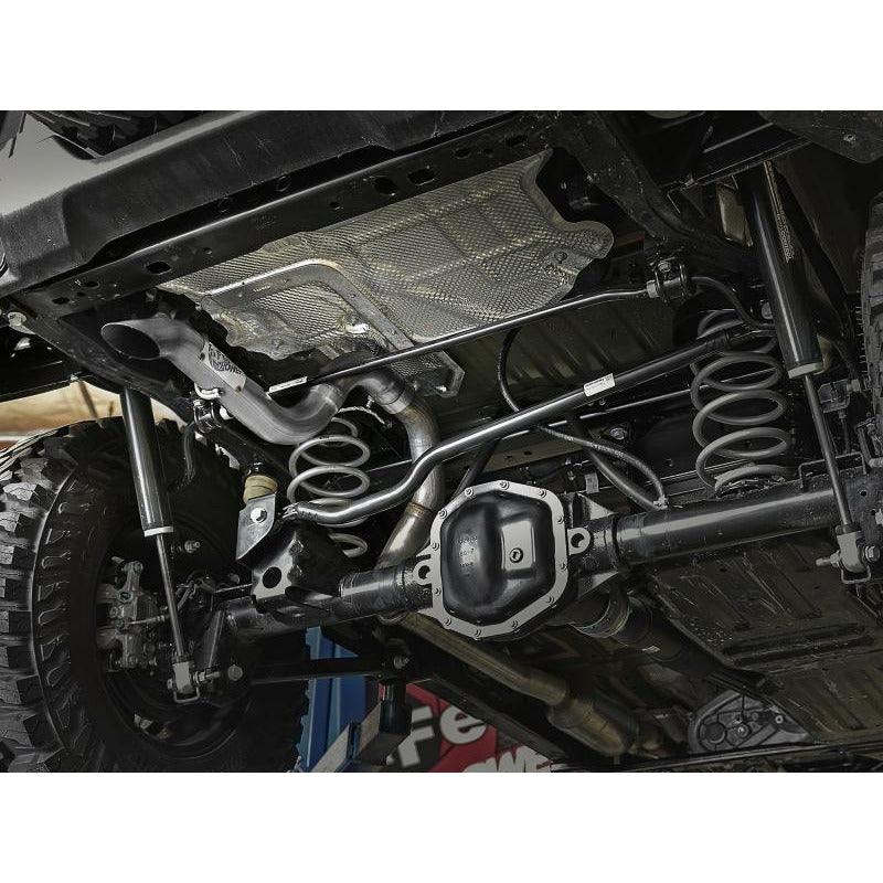 aFe 49-48070-1 - AFE49-48070-1 - aFe MACH Force-Xp Axle-Back Exhaust System w/No Tip 18-20 Jeep Wrangler L4-2.0T / V6-3.6L - Shipped in Europe - Tuningsupply.com