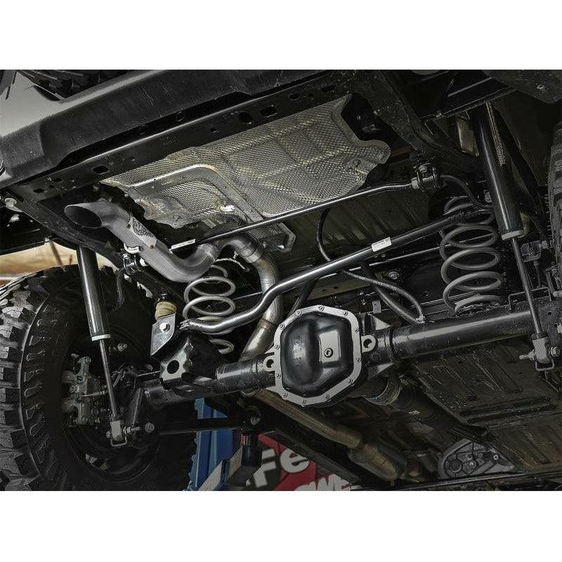 aFe 49-48070-1 - AFE49-48070-1 - aFe MACH Force-Xp Axle-Back Exhaust System w/No Tip 18-20 Jeep Wrangler L4-2.0T / V6-3.6L - Shipped in Europe - Tuningsupply.com