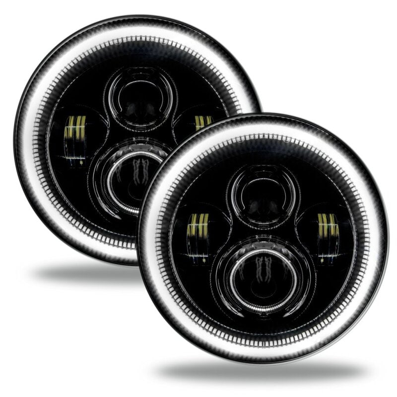 ORACLE Lighting 5769J-001 - ORL5769J-001 - Oracle Jeep Wrangler JL/Gladiator JT 7in. High Powered LED Headlights (Pair) - White - Shipped in Europe - Tuningsupply.com