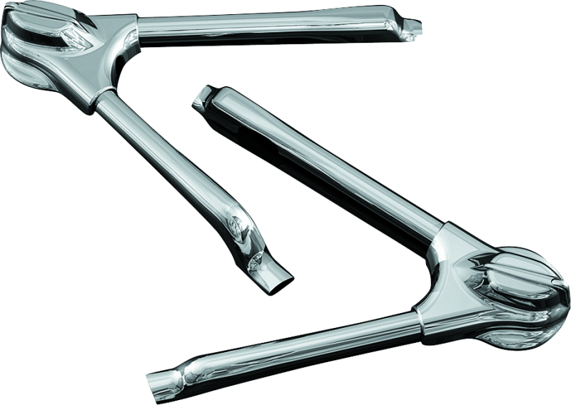Kuryakyn 7815 - KUR7815 - Kuryakyn Swingarm Tube Covers 08-17 Softail Models Chrome - Shipped in Europe - Tuningsupply.com