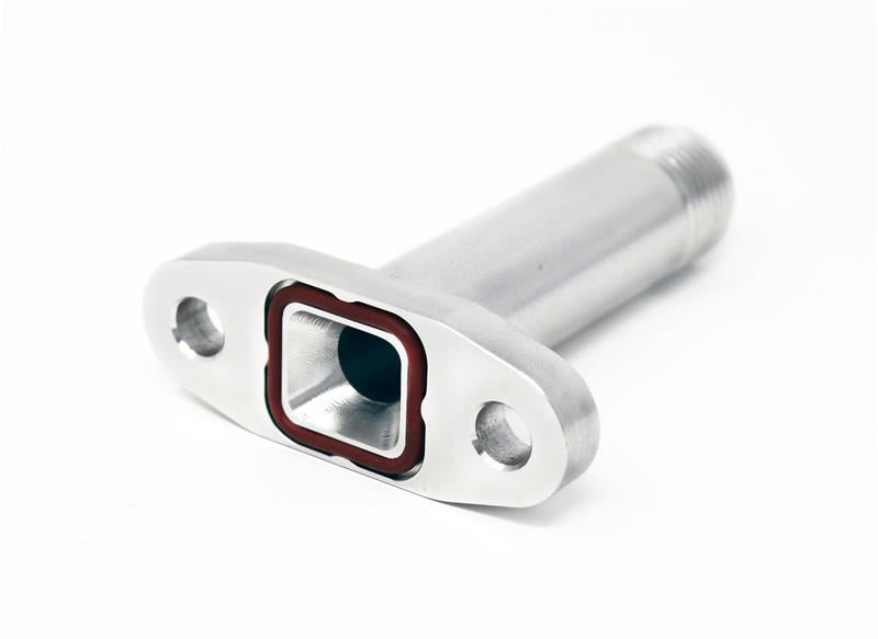 Torque Solution TS-UNI-588 - TQSTS-UNI-588 - Torque Solution Extended Port Matched Oil Drain Flange: -10AN for T3/T4 PTE / Turbonetics - Shipped in Europe - Tuningsupply.com