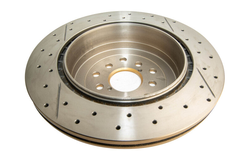 DBA DBA655X-10 - DBADBA655X-10 - DBA 02-07 Subaru WRX STi 10 Stud Hole Rear Drilled & Slotted Street Series Rotor - Shipped in Europe - Tuningsupply.com