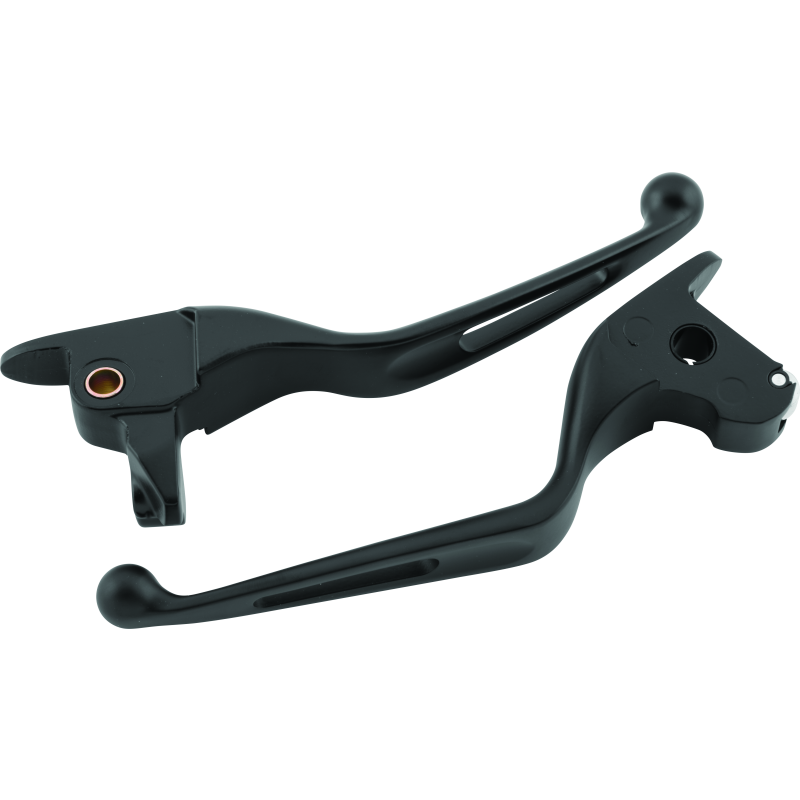 Bikers Choice 490987 - BKC490987 - Bikers Choice 14-16 FLH FLT(Exc. FLHR) Vortex Lever Set Black - Shipped in Europe - Tuningsupply.com