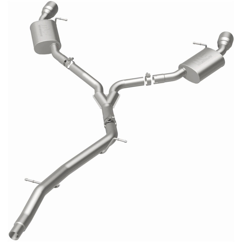Magnaflow 19390 - MAG19390 - MagnaFlow 18-19 Audi A5 Dual Exit Polished Stainless CatBack Exhaust - 3in Main Piping Diameter - Shipped in Europe - Tuningsupply.com