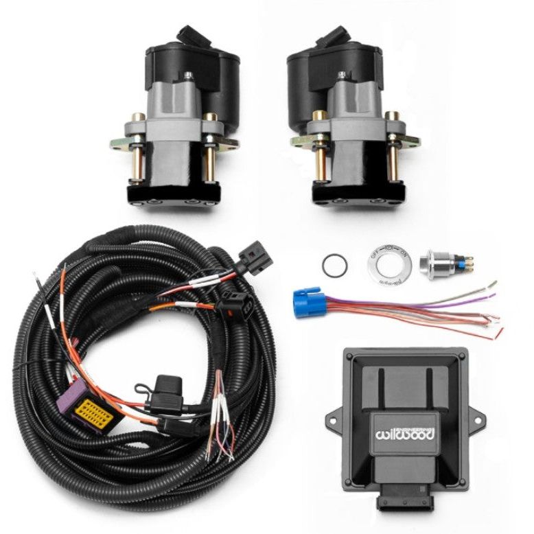 Wilwood 140-15979-BK - WIL140-15979-BK - Wilwood Electronic Parking Brake Rear Retrofit Brake Kit - Black Powder Coat Caliper - Shipped in Europe - Tuningsupply.com