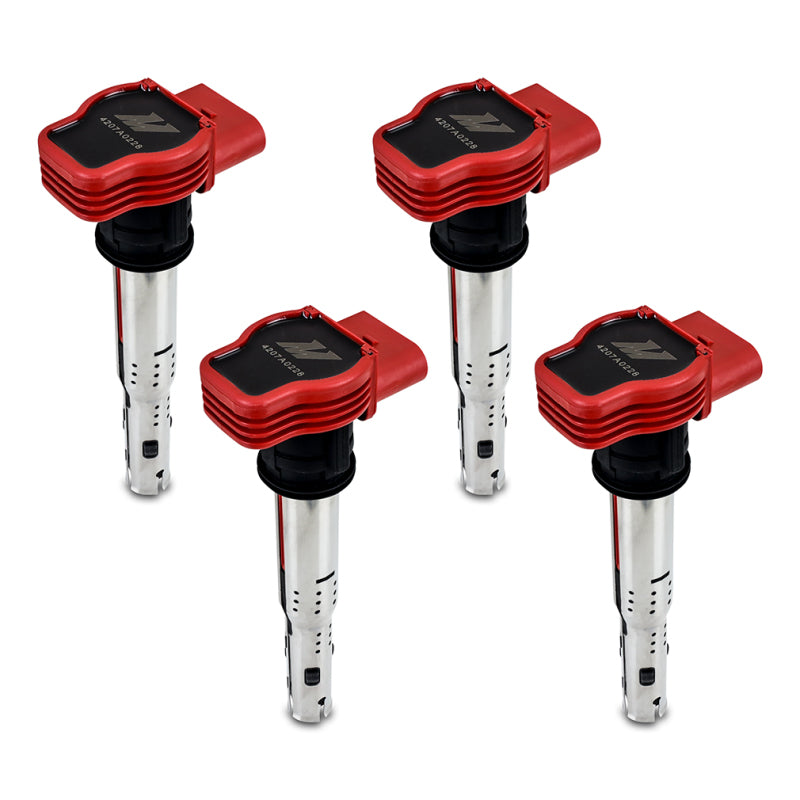 Mishimoto MMIG-VW-0604 - MISMMIG-VW-0604 - Mishimoto 06-08 VW/Audi Four Cylinder Ignition Coil Set - Shipped in Europe - Tuningsupply.com