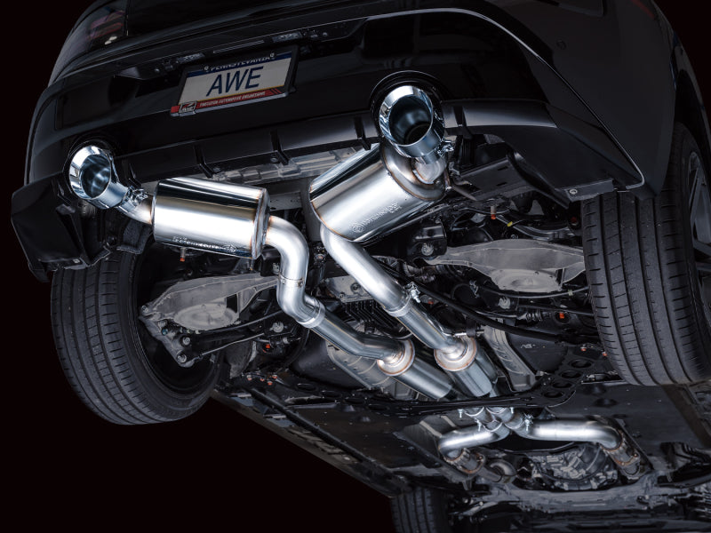 AWE Tuning 3015-32400 - AWE3015-32400 - AWE 2023 Nissan Z RZ34 RWD Touring Edition Catback Exhaust System w/ Chrome Silver Tips - Shipped in Europe - Tuningsupply.com