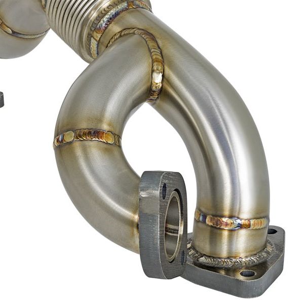 aFe 48-33016 - AFE48-33016 - aFe Twisted Steel Header Up-Pipe 08-10 Ford Diesel Trucks V8-6.4L (td) - Shipped in Europe - Tuningsupply.com