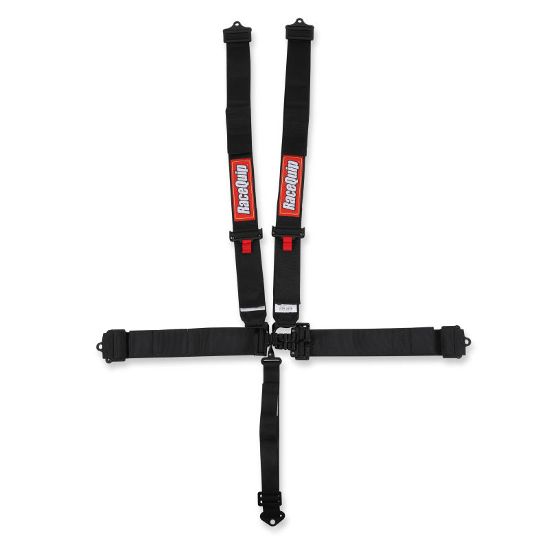 Racequip 711001RQP - RQP711001RQP - RaceQuip Black L & L 5pt Seat Belt - Shipped in Europe - Tuningsupply.com