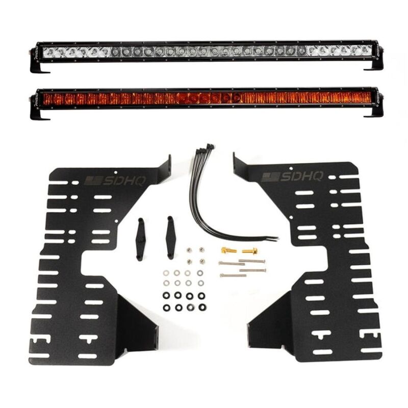 Rigid Industries 46809 - RIG46809 - Rigid Industries 22-26 Toyota Tundra/Sequoia SR-Series Amber/White Grill Bar - Shipped in Europe - Tuningsupply.com