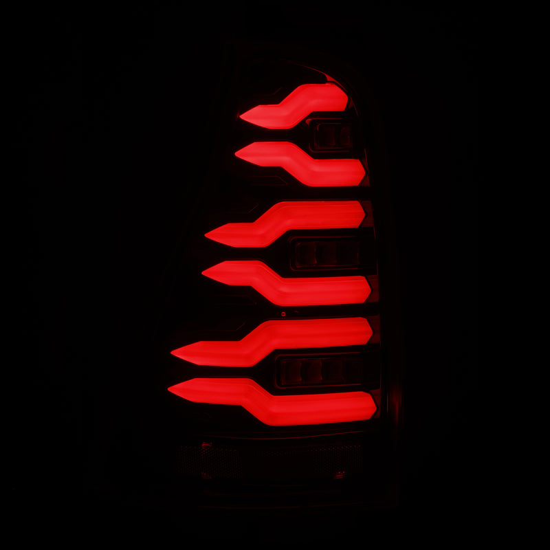 AlphaRex 690070 - ARX690070 - AlphaRex 03-09 Toyota 4Runner LUXX-Series LED Tail Lights- Black - Shipped in Europe - Tuningsupply.com