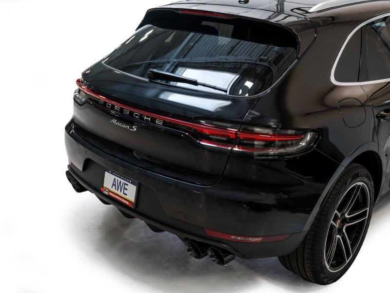 AWE Tuning 3015-43951 - AWE3015-43951 - AWE Tuning 19-21 Porsche Macan 3.0T/2.9TT Touring Edition Catback Exhaust w/ Diamond Black Tips - Shipped in Europe - Tuningsupply.com